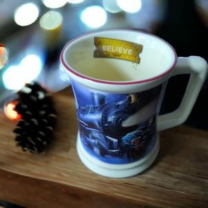 *Rare Snowman -The Polar Express Believe 3D Large Coffee Mug Hot Chocolate Cup T